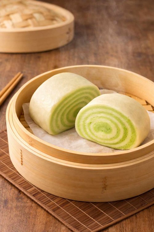 Pandan mantou / 香兰馒头