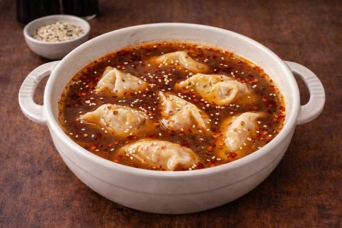 🌶️ Dumpling leves / 饺子汤