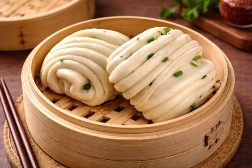 Mogyoróhagymás mantou / 红葱头馒头