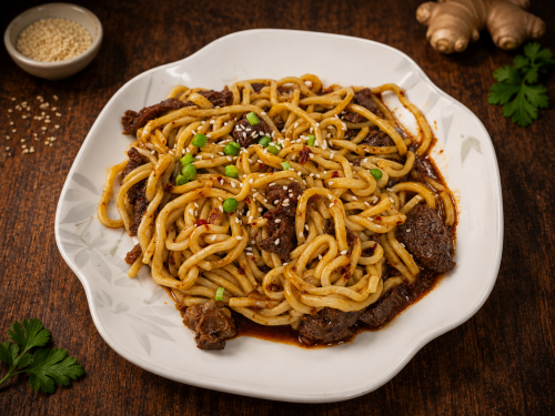 四川牛肉乌 🌶️🌶️ / Szecsuáni marhahúsos tészta