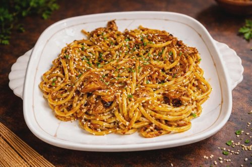 担担宽面 🌶️ / Szecsuáni Dan Dan 2.0 sertés tészta